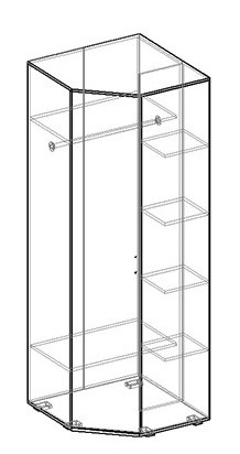 Альтернатива шкаф угловой в Искитиме - iskitim.mebelnovo.ru | фото