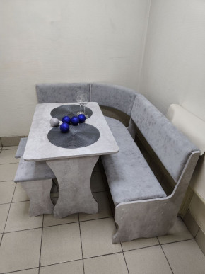 Кухонный уголок Миссия V велюр (цемент) в Искитиме - iskitim.mebelnovo.ru | фото