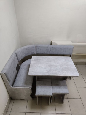 Кухонный уголок Миссия V велюр (цемент) в Искитиме - iskitim.mebelnovo.ru | фото