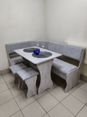 Кухонный уголок Миссия V велюр (цемент) в Искитиме - iskitim.mebelnovo.ru | фото