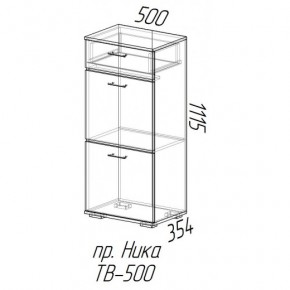 Ника тумба ТВ-500 (эра) в Искитиме - iskitim.mebelnovo.ru | фото