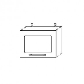 Опера ВПГС 500 шкаф верхний горизонтальный со стеклом в Искитиме - iskitim.mebelnovo.ru | фото
