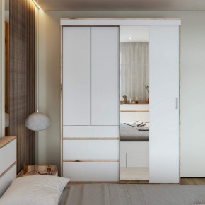 Шкаф-купе Брауни 1.5м в Искитиме - iskitim.mebelnovo.ru | фото