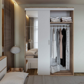 Шкаф-купе Брауни 1.5м в Искитиме - iskitim.mebelnovo.ru | фото